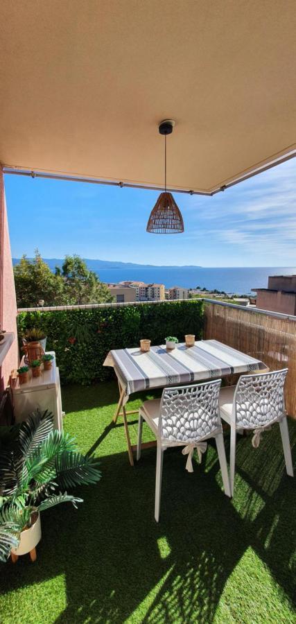 Appartement Ajaccio Vue Mer Panoramique Bagian luar foto